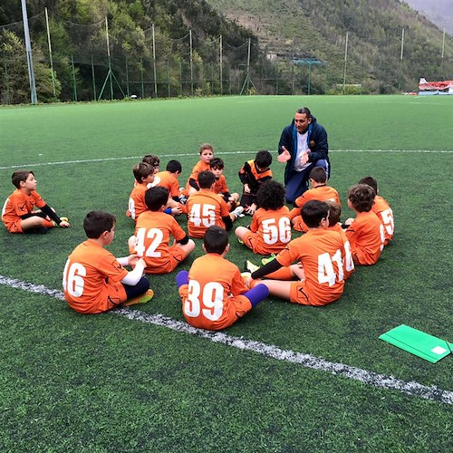 Giovani Scuola Calcio Costa d'Amalfi a lezione da Fabio Capello e Maurizio Sarri