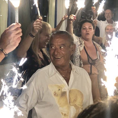 Gli 80 anni di Vittorio Perrotta: festa ad Amalfi per il guru del commercio d'oltralpe [FOTO]