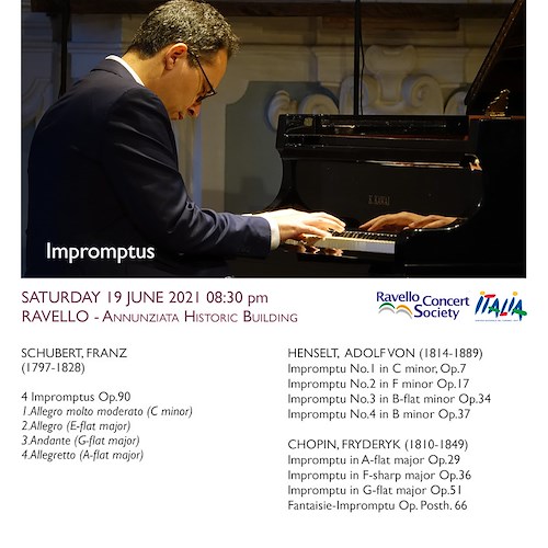 Grasso-Maisano, la settimana pianistica della Ravello Concert Society