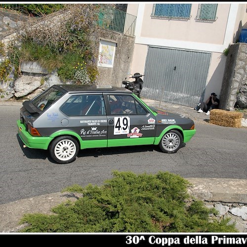 Graziano Giordano, in pista a 69 anni con la Ritmo Abarth di trent'anni fa guadagna il podio alla "Coppa Primavera" [FOTO]