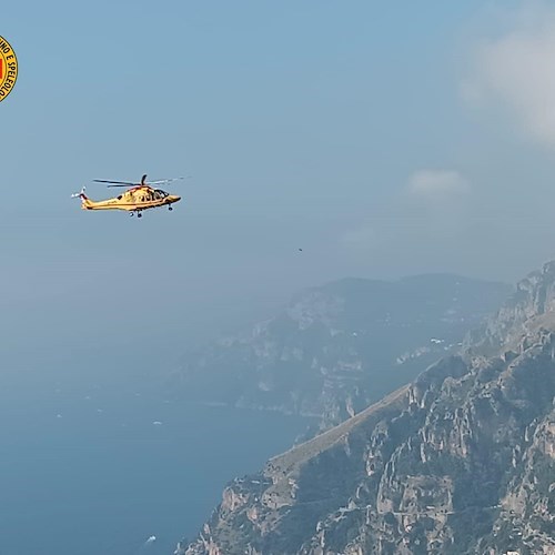 Positano, escursionista norvegese recuperato dal Soccorso Alpino