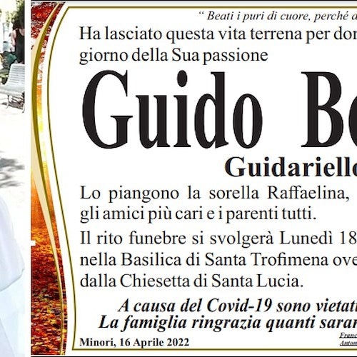 Guido Bonito: un amico fra gli amici 