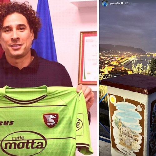 Guillermo Ochoa firma con la Salernitana, ma prima fa tappa a Vietri sul Mare