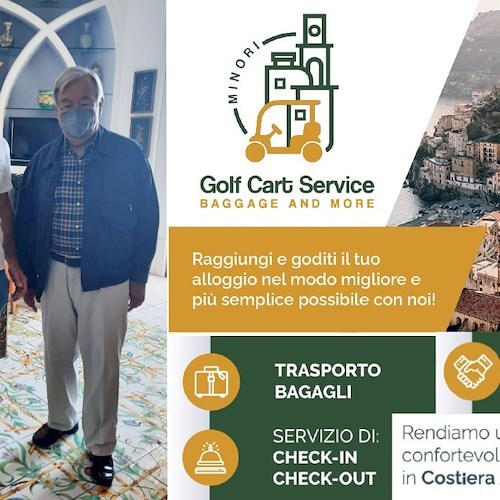 Hotel panoramici difficili da raggiungere? In Costa d'Amalfi nasce la “Minori Golf Cart Service” per una vacanza senza stress