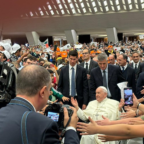 I bambini di Ravello incontrano il Papa<br />&copy; Comune di Ravello