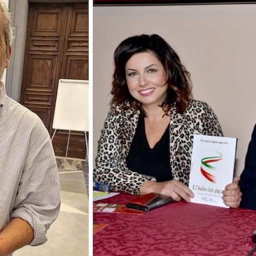 I libri del regista RAI Filippo de Masi e dei giornalisti George Labrinopoulos e Lisa Bernardini a ..incostieraamalfitana.it