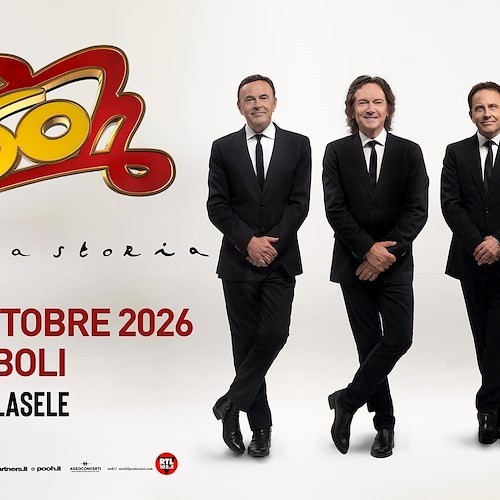 I Pooh tornano live per celebrare i 60 anni di carriera: doppia data al PalaSele di Eboli nel 2026
