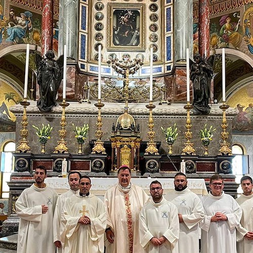 I Seminaristi in visita a Pompei<br />&copy; Arcidiocesi Metropolitana di Catanzaro-Squillace