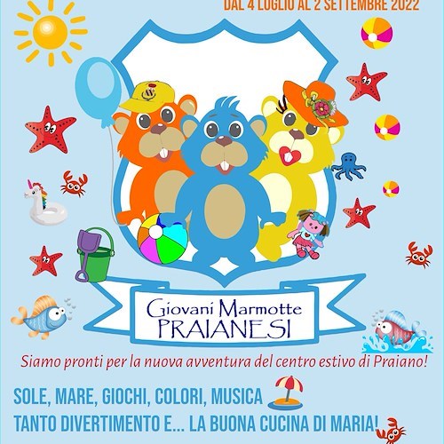 Il 4 luglio al via a Praiano il centro estivo delle Giovani Marmotte