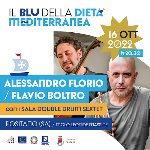 "Il Blu della Dieta Mediterranea", 15 e 16 ottobre un itinerario per vivere Positano a 360 gradi
