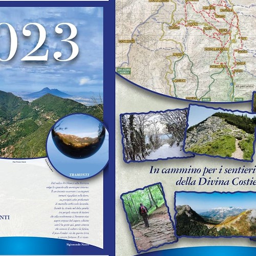 Il Calendario 2023 di Tramonti va in cammino tra i sentieri più belli della Divina