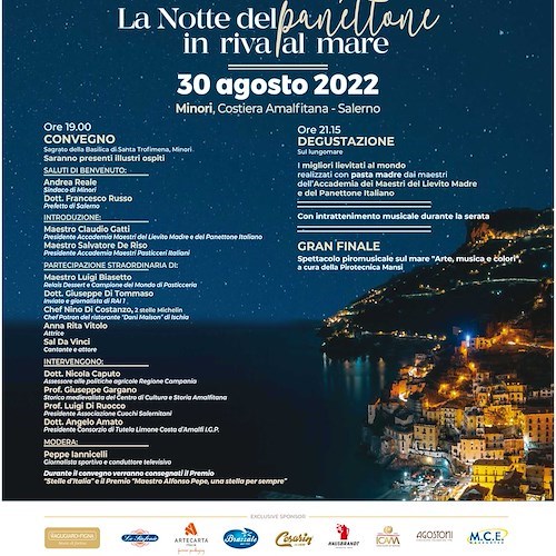 Il Consorzio Limone IGP a “La Notte del panettone in riva al mare” a Minori