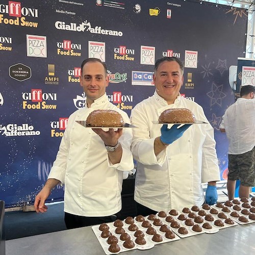 Il "Dolce di Amalfi in viaggio a Giffoni". Sal De Riso e Francesco Boccia protagonisti al Giffoni Food Show /FOTO