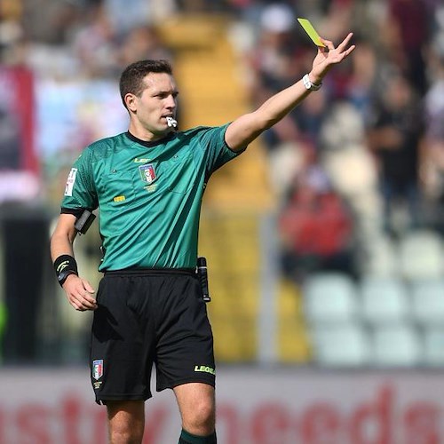 Il fischietto del derby Napoli-Salernitana è Matteo Marcenaro