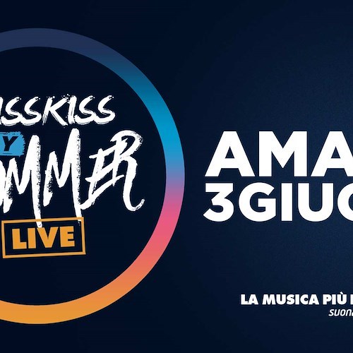 Il "Kiss Kiss Play Summer Live 2022" parte da Amalfi: 3 giugno un concerto live aprirà la Regata Storica