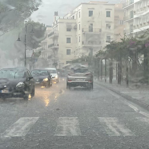 Il maltempo continua a imperversare sulla Campania: dalle 18 allerta meteo arancione anche in Costa d'Amalfi