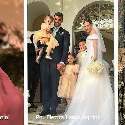 Il mastro casaro Agostino Amato da Tramonti prepara i “nodini” di fior di latte per Beatrice Valli e Marco Fantini, sposi a Capri