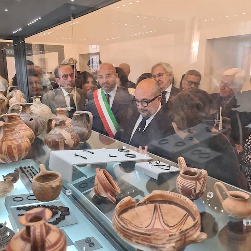 Il Ministro Sangiuliano a Buccino per la riapertura del Museo Archeologico Nazionale "Marcello Gigante" di Volcei