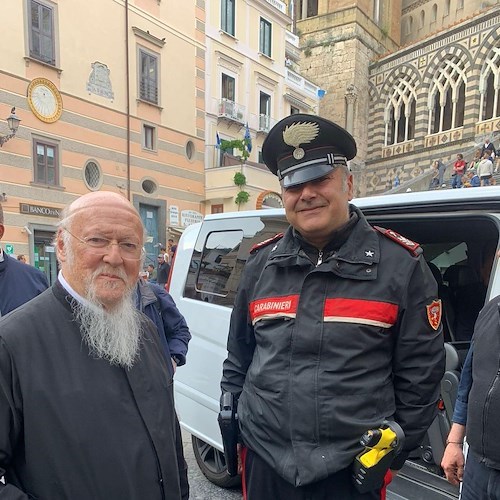 Il Patriarca di Costantinopoli Bartolomeo I in visita a Salerno e Amalfi  