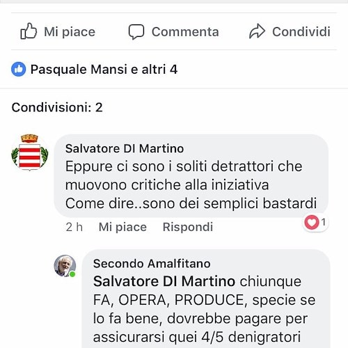 "Il pollaio di Ravello" torna a far rumore: Di Martino e Amalfitano all’attacco di chi muove critiche