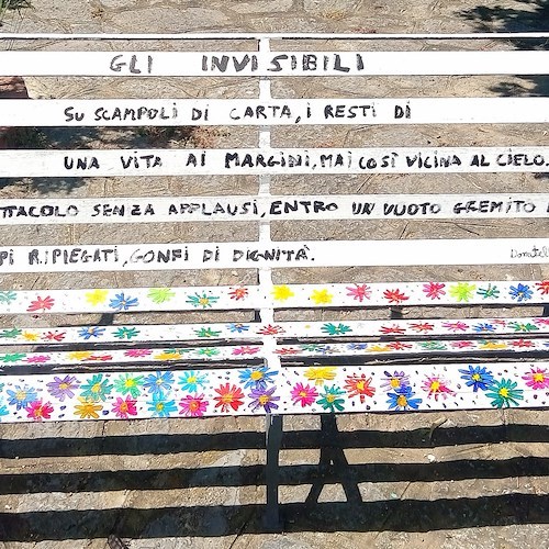 Il Premio costadamalfilibri fa tappa a Conca dei Marini, 1° luglio s'inaugurano le “panchine poetiche” in Piazza dei Naviganti
