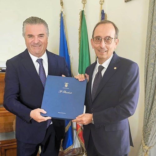 Il Presidente Alfieri incontra il nuovo prefetto di Salerno, Francesco Esposito