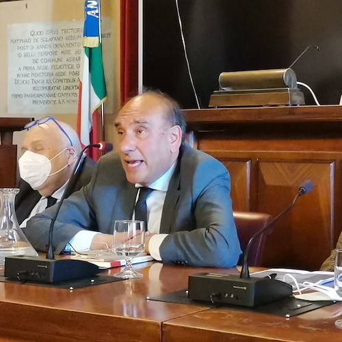 Il Presidente Nazionale ANSI Gaetano Ruocco al convegno in occasione dei 40 anni della Legge Rognoni - La Torre