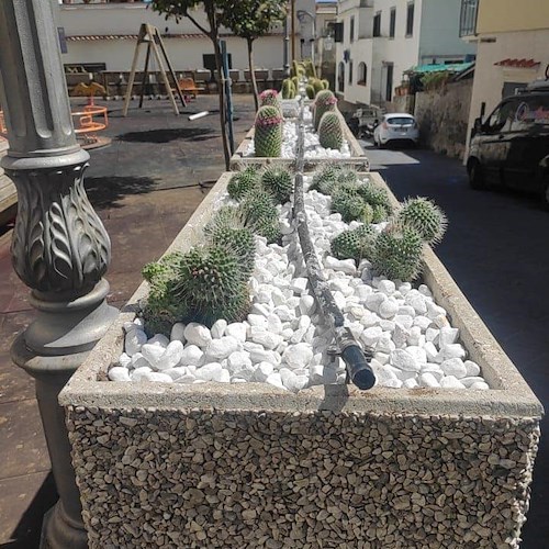 Il restyling del verde pubblico trasforma Atrani in un giardino botanico diffuso