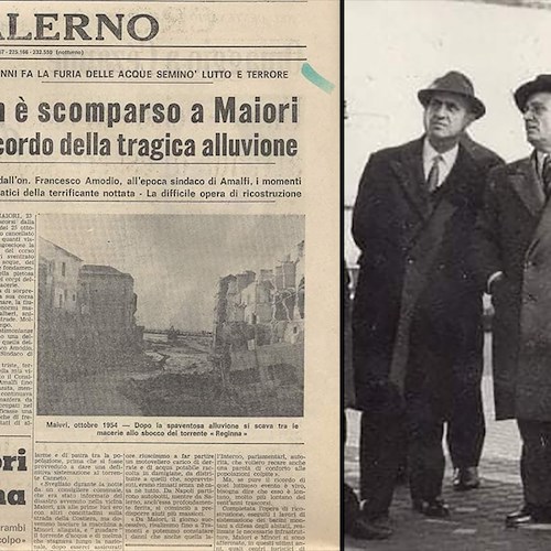 Il ricordo della tragica alluvione del 1954 con la testimonianza dell'Onorevole Francesco Amodio