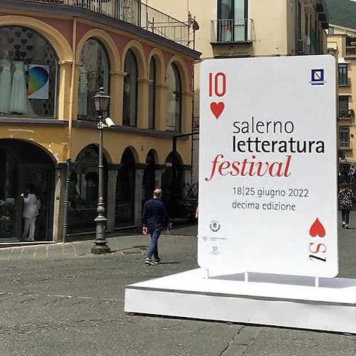 Il "Salerno Letteratura Festival" compie 10 anni. Dal dal 18 al 25 giugno eventi ed ospiti di primo piano