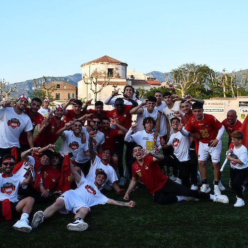 Il Sorrento Calcio batte l'Angri e passa in Serie C, Sindaco Coppola: «Orgoglio per tutta la città»