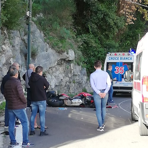 Impatto violento sulla Statale Amalfitana, un morto a Praiano