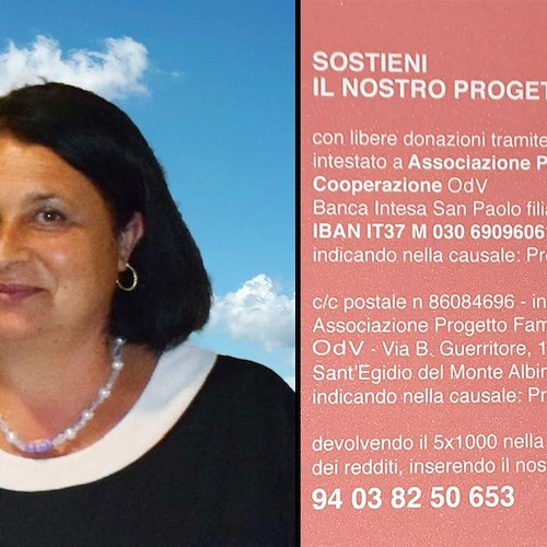 In memoria di Filomena Esposito Afeltra, il sostegno al 'Progetto Famiglia