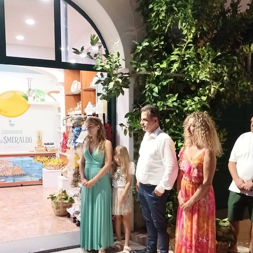 Inaugurazione ad Amalfi del nuovo punto vendita del Liquorificio dello Smeraldo