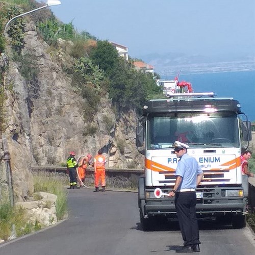  Incendio a Conca dei Marini, provvidenziale intervento Millenium Costa d’Amalfi [FOTO-VIDEO]