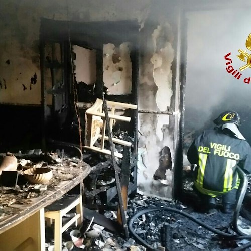 Incendio in abitazione di Tramonti: morta anziana Ida De Rosa, figlio dovrà rispondere di omicidio colposo