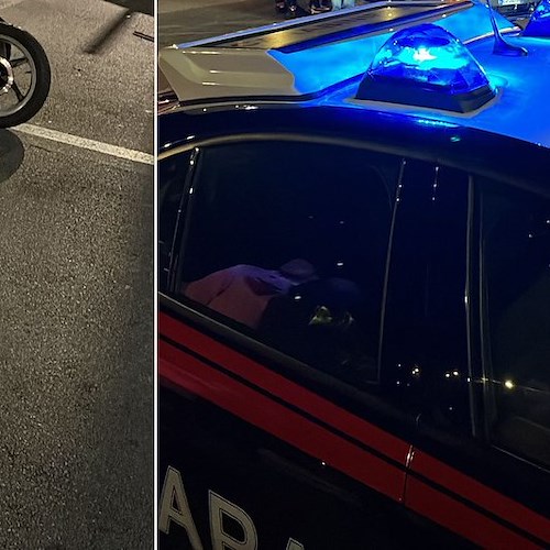 Incidente a Maiori tra auto e scooter: due giovani in ospedale /foto