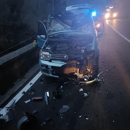 Incidente a Ravello: moto contro auto, giovani in ospedale [FOTO]