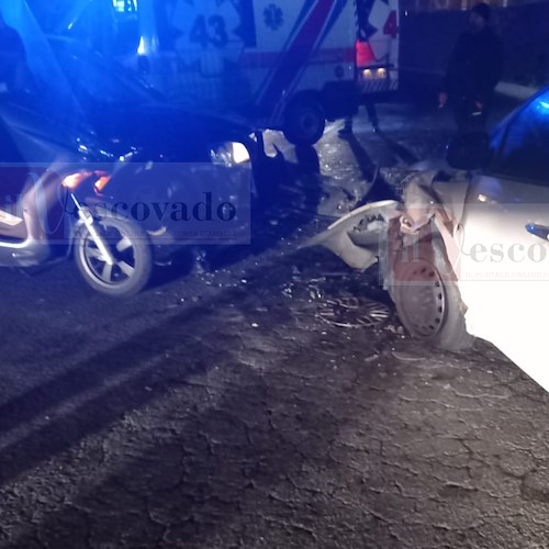 Incidente sul Viadotto Gatto a Salerno. Neonata trasportata in ospedale /foto