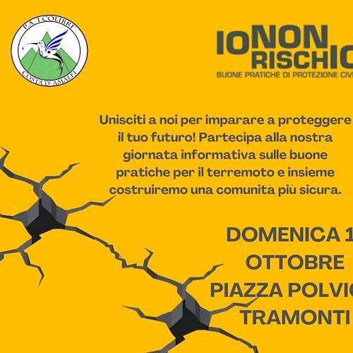 “Io Non Rischio 2023”: a Tramonti "I Colibrì" si impegnano per la Sicurezza Terremoto <br />&copy; Pubblica Assistenza "I Colibrì"