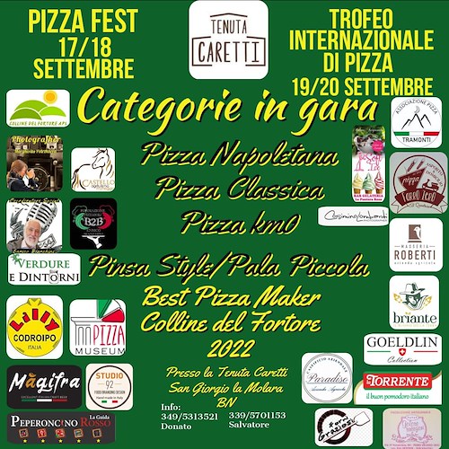 L’Associazione Pizza Tramonti al "Pizza Fest" di San Giorgio la Molara con i propri prodotti a km 0
