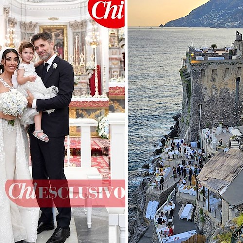 L’attore Fabio Fulco sposa Veronica Papa in Costa d’Amalfi: «Qui il nostro giorno più bello come un film della Disney»