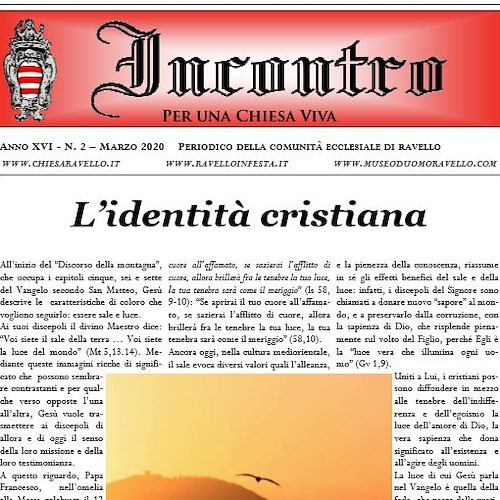 "L'identità cristiana" nel nuovo numero di "Incontro per una Chiesa viva"