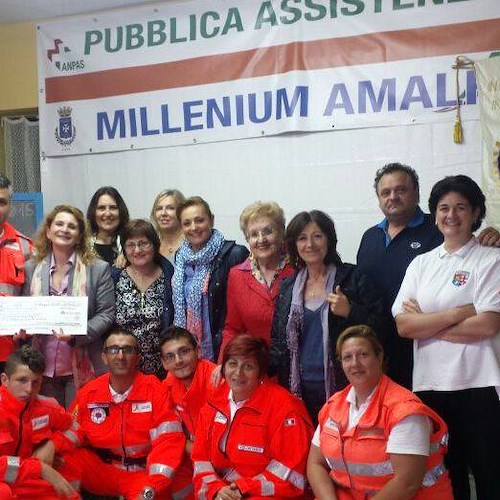 L’Inner Wheel Costa d'Amalfi dona 2500 euro per attività assistenza Millenium