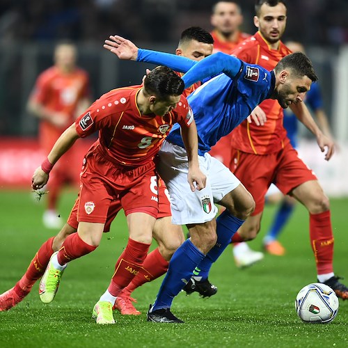 L'Italia campione d'Europa fuori dai Mondiali, Mancini: «Abbiamo fatto di tutto per vincere la partita, non lo meritavamo»