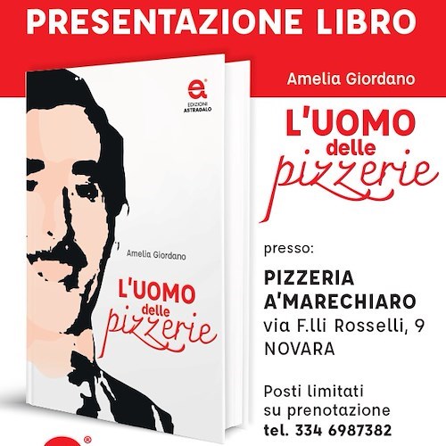 “L’uomo delle pizzerie”: la storia del tramontano Luigi Giordano protagonista del libro di Amelia Giordano