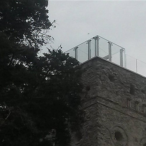 La "caiola" sulla torre di Villa Rufolo