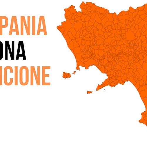 La Campania torna ‘arancione’: ecco cosa cambia da lunedì