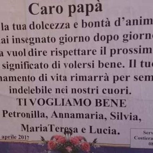 La Costa d'Amalfi dice addio a Giovanni Collina, docente di grandi qualità professionali e umane