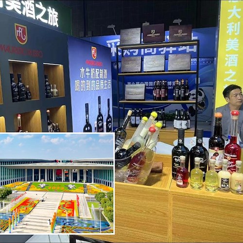 La Costiera Amalfitana e i liquori al limone IGP alla CIIE di Shanghai grazie alla Maurizio Russo Srl